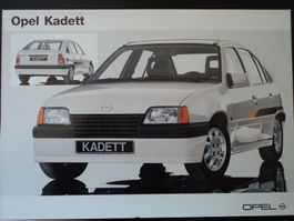 Prospekt Opel Kadett E getunt