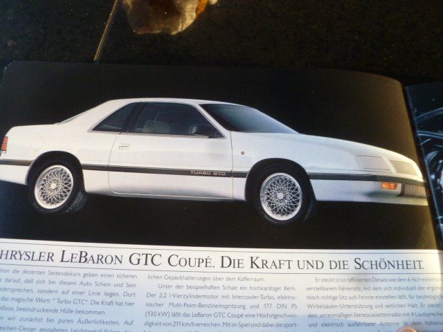 Chrysler Documenti: Chrysler Prospekt 1989 – Usato da Zofingen venduto da sosalinos01 5