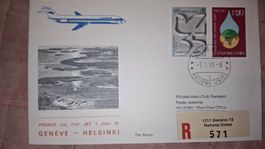 Swissair Geneve - Helsinki 07.01.1981