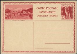 1929 - Bildpostkarte - Flugplatz Bern - ungebraucht*