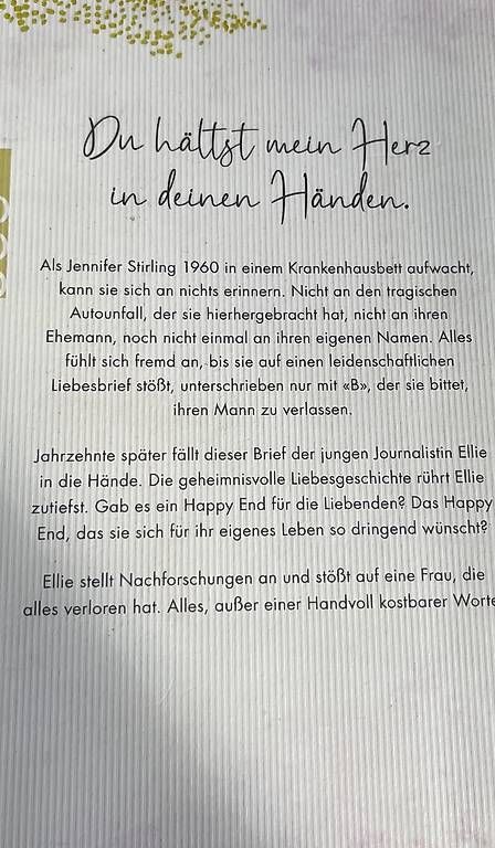 Libri: Jojo Moyes Eine Handvoll Worte  – Usato da Emmenbrücke venduto da mamada 1