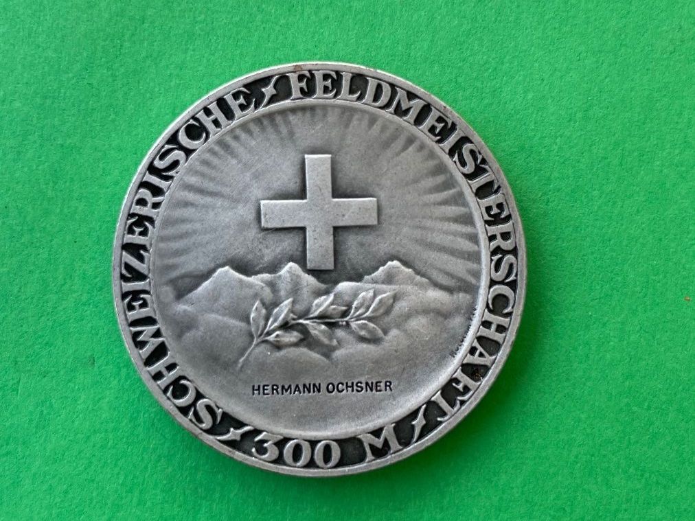 Medaglie: Schweizerische Schuetzenmedaille, Silber 925 – Usato da Bremgarten AG venduto da Schussi 1