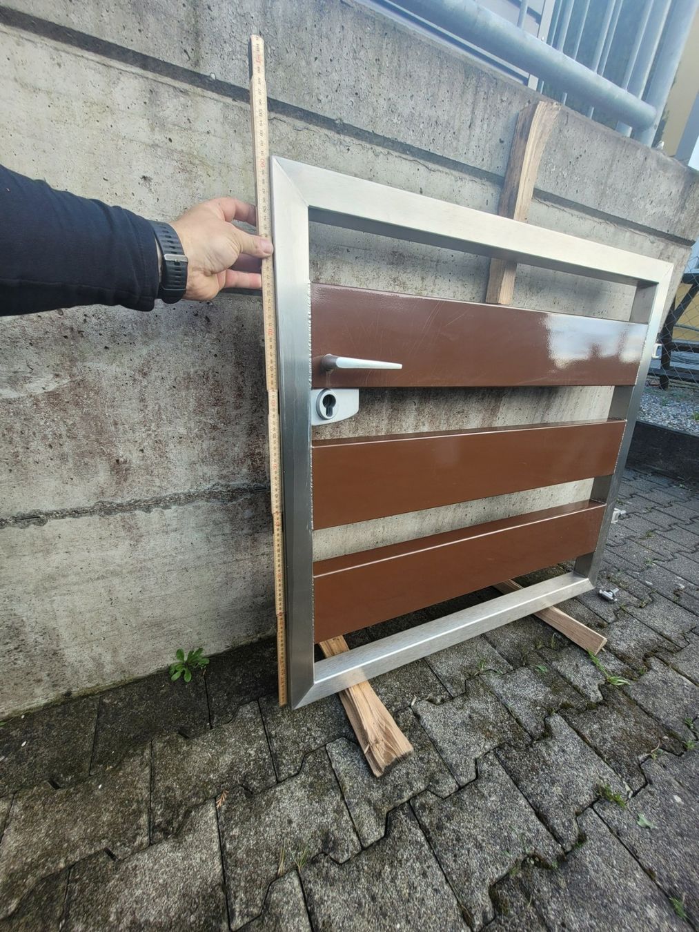 Porte: Gartentüre Edelstahl – Usato da Niederlenz venduto da Chreco 1