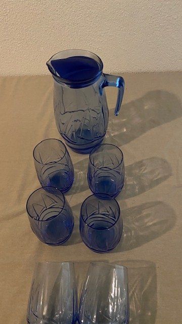 Bicchieri: Trinkgläser Set Blau – Nuovo (secondo la descrizione) da Rickenbach Sulz venduto da sonerela