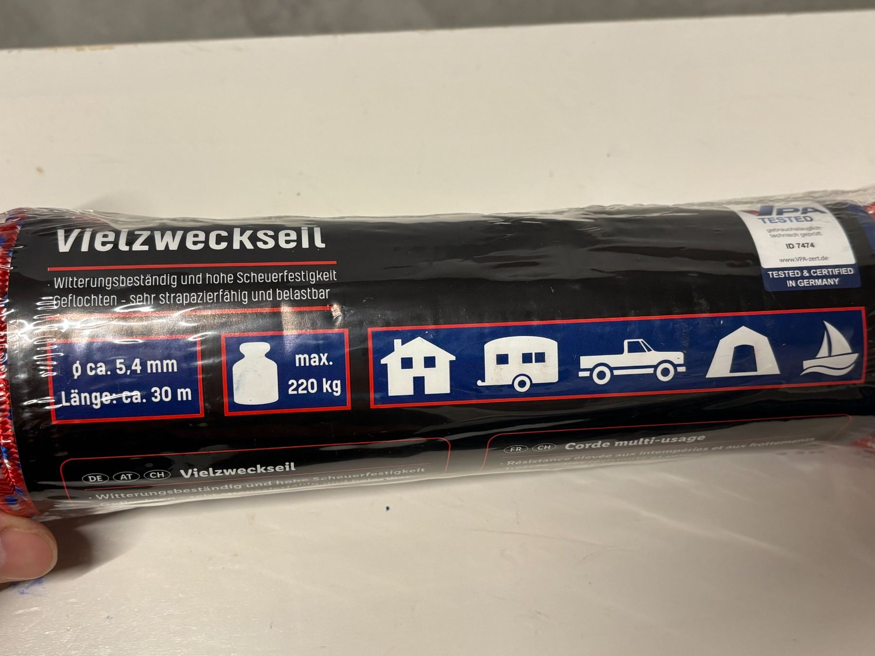 Corde: Corde multi-usage neuve, 30m, polyester – Nuovo (secondo la descrizione) da Salvenach venduto da gwenwywar 1