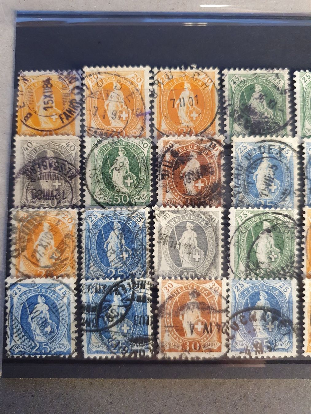 Alle Briefmarken: Lot Stehende Helvetia #9 – Gebraucht aus Balgach von SIMEON27 1