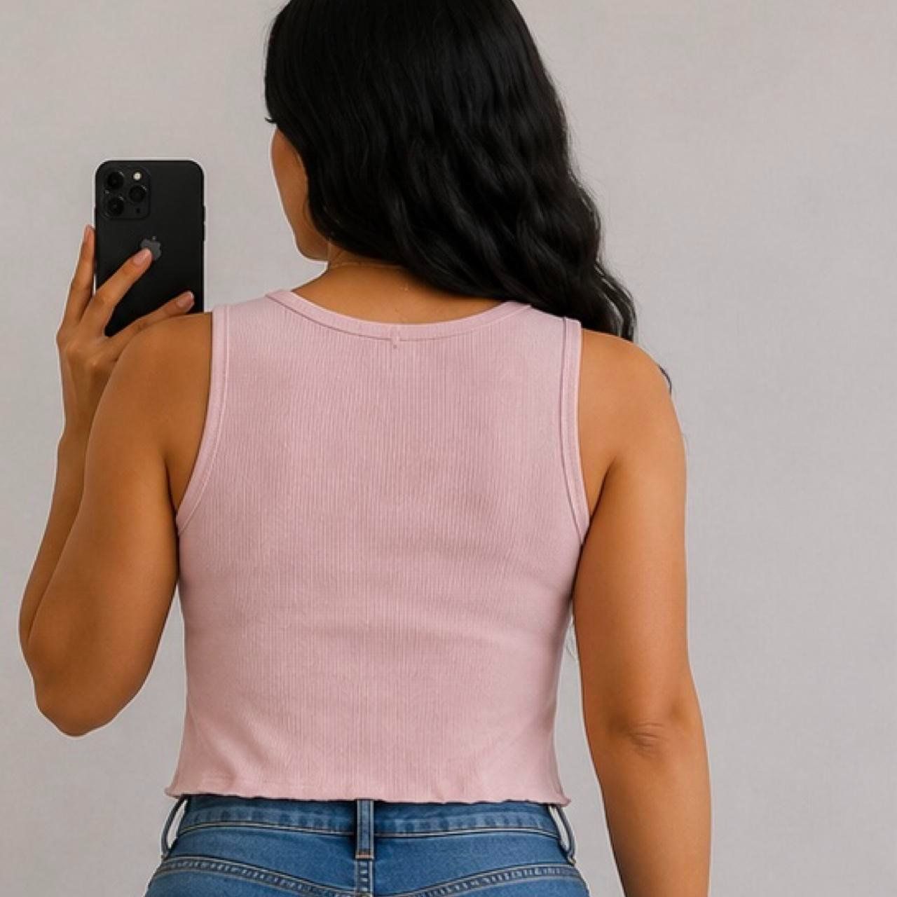 Top: Women's Pink Crop-top – Nuovo (secondo la descrizione) da Zürich venduto da onlyifashion 1