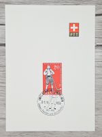 CL13 PTT  + Timbre Suisse 1955