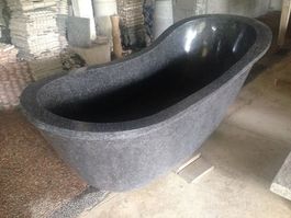 Badewanne Freistehend Wanne Terrazzo Stein Resin Gartenwanne