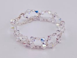 Damenarmband Swarovski Kristalle in Cristal Clear AB