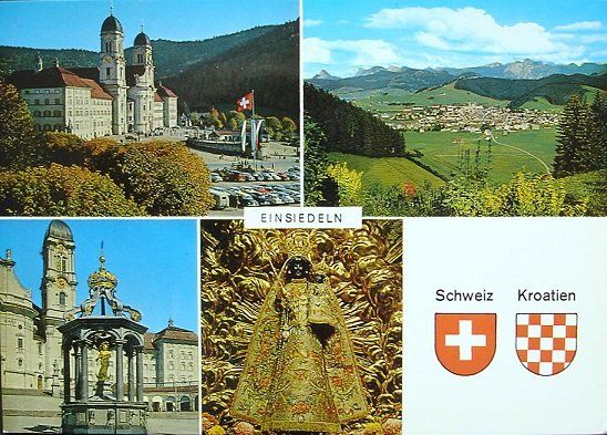 Cartes postales: EINSIEDELN Schweiz Kroatien – Neuf (Voir description) à Jona par philajona
