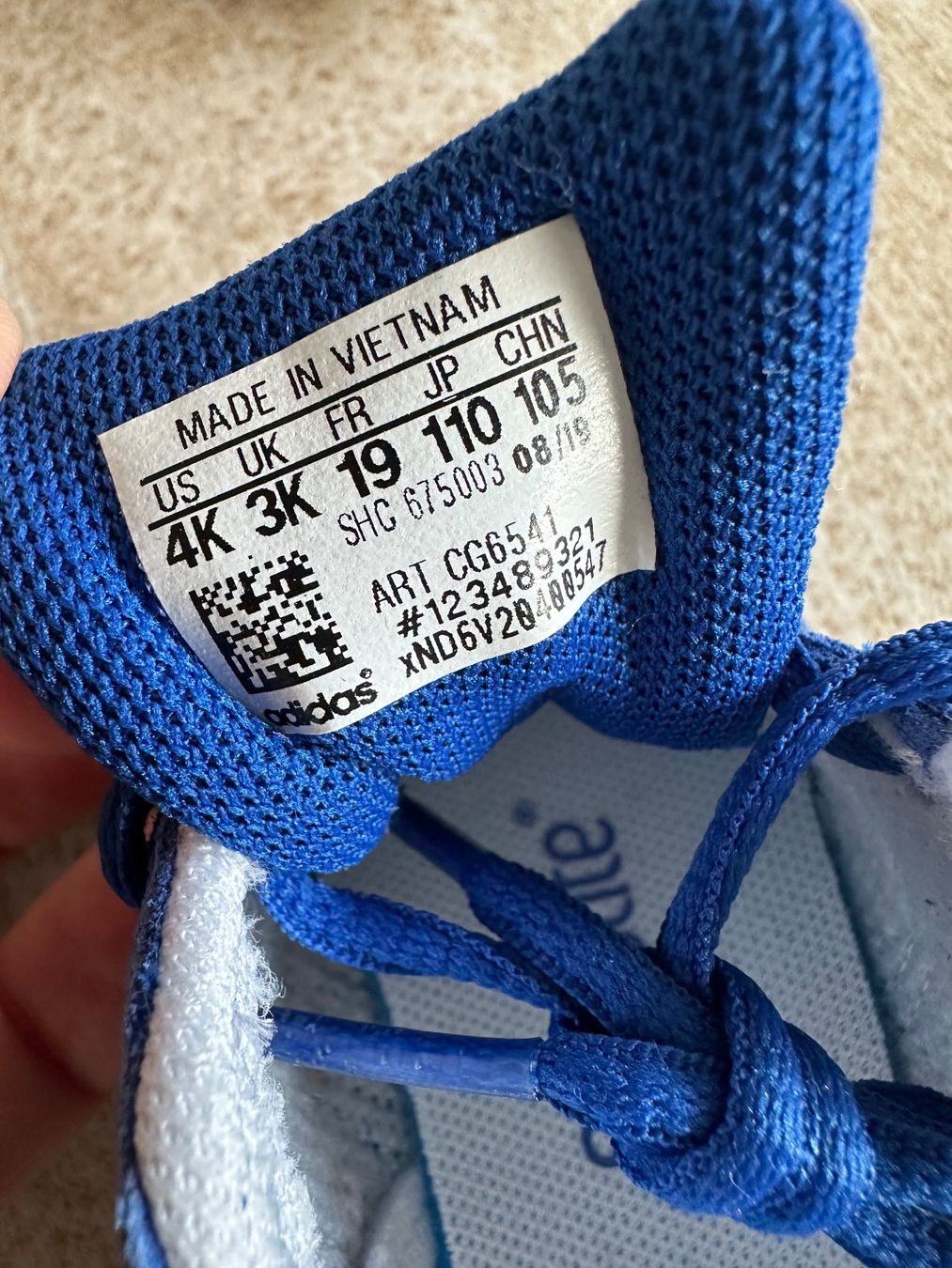 Adidas Scarpe per ragazzi: ADIDAS Krabbelschuhe, blau – Nuovo (secondo la descrizione) da Dübendorf venduto da liism 3