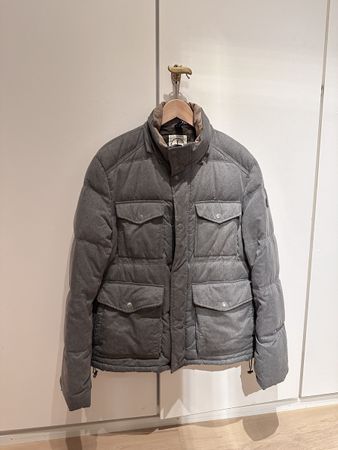 Daunenjacke XXL Winterjacke Herren Grau Top Zustand
