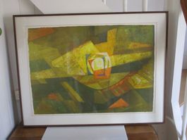 Farb-Lithographie 93 x 71 cm IRMA BAMERT 1979 Rotko-Style
