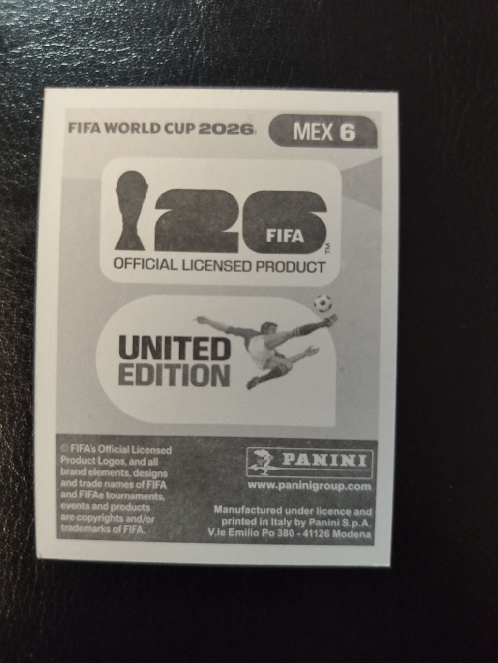 Panini Sammelbilder & Trading cards: Panini FIFA World Cup 2026 MEX 6 – Neu (gemäss Beschreibung) aus Matzingen von Clie42 1