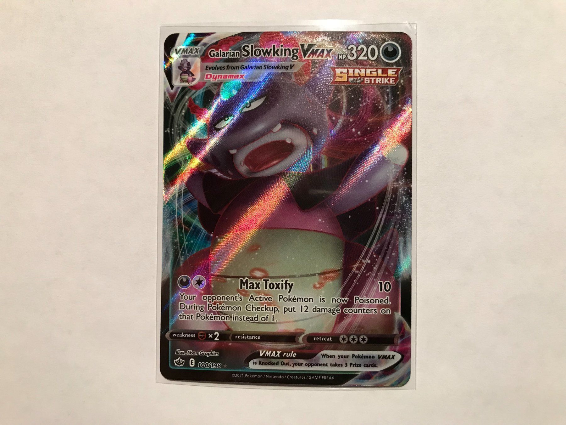 Pokémon Sammelbilder & Trading cards: Galarian Slowking Vmax EN – Neu (gemäss Beschreibung) aus Hagendorn von Pokecollectorch