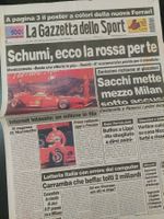 "LA GAZZETTA DELLO SPORT" NEUER FERRARI F310B PRÄSENTATION!