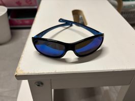 Lunettes de soleil noires et bleues enfant 6 - 10 ans