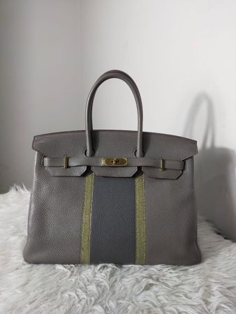 Hermes Birkin35 CLUB Etain Clemence Pmbhw P CopyRec