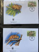 Salomon Inseln 2002 WWF Satz nördl Wollkuskus Ersttagsbriefe