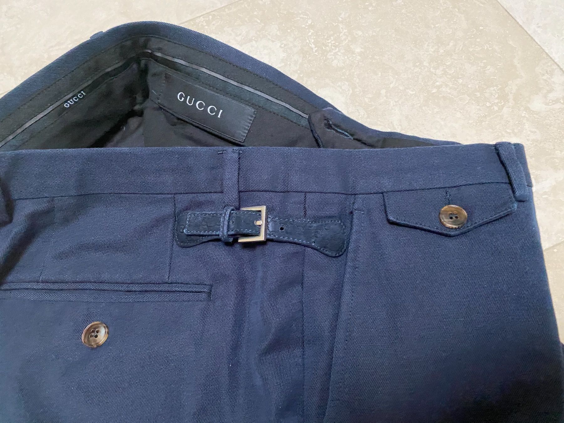 Gucci Hosen: Gucci Hose Dunkelblau Gr. 54 IT – Gebraucht aus Herrliberg von Fashionista_8 4