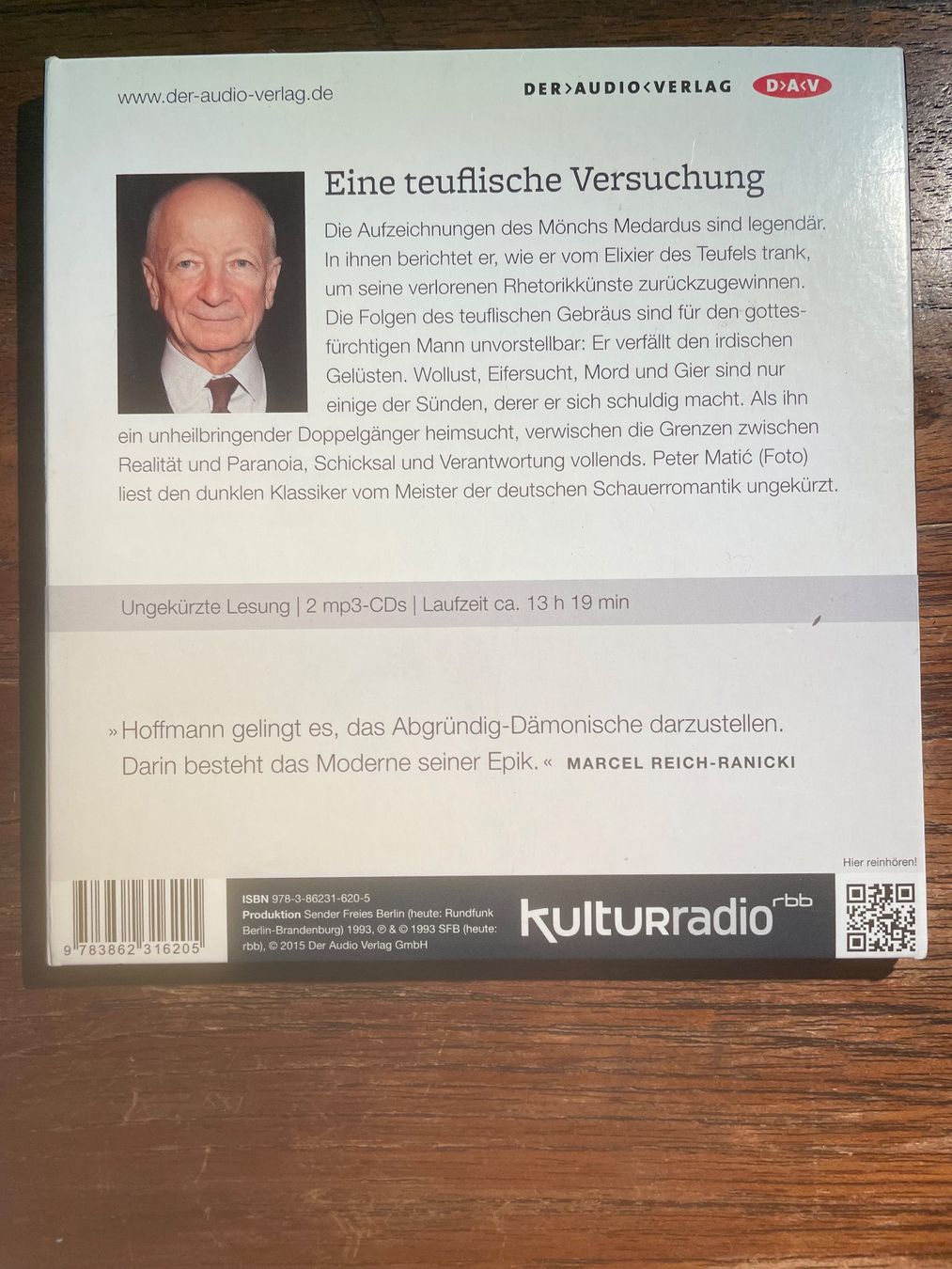 Hörbücher: E.T.A. Hoffmann CD Hörbücher: – Gebraucht aus Bern von Marcuse2004 6