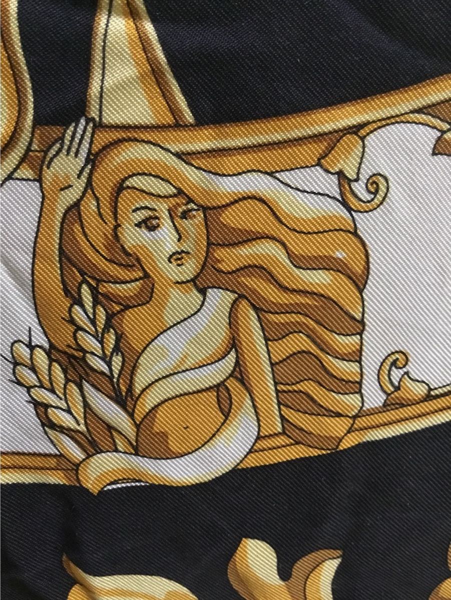 Foulard & Sciarpe: Schal mit Sternzeichen aus Seide – Usato da Schlieren venduto da Jeajet 3