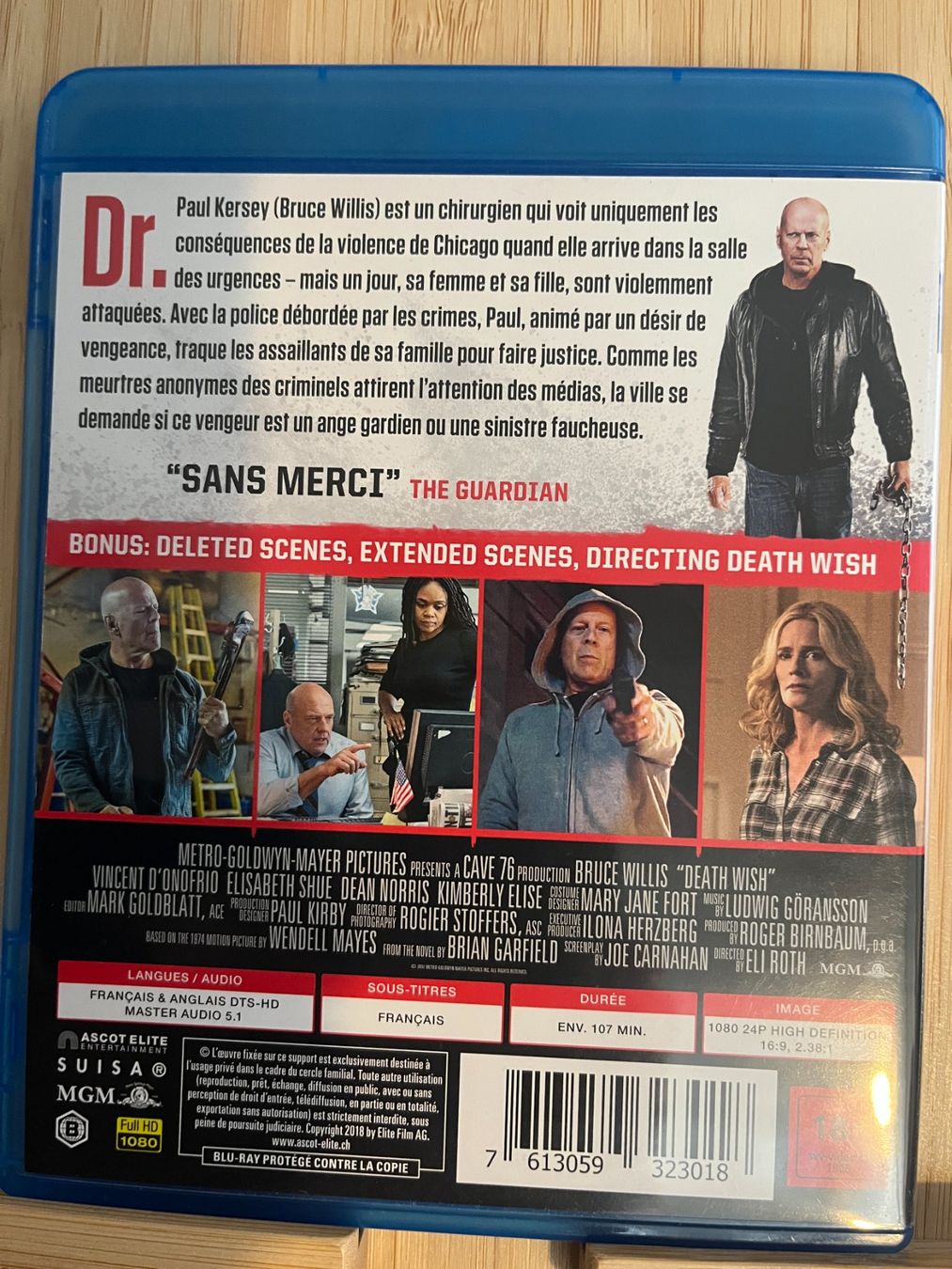 Alle DVDs: Death Wish (2018, Bruce Willis, Blu-ray) – Gebraucht aus Vevey von zecollector 1