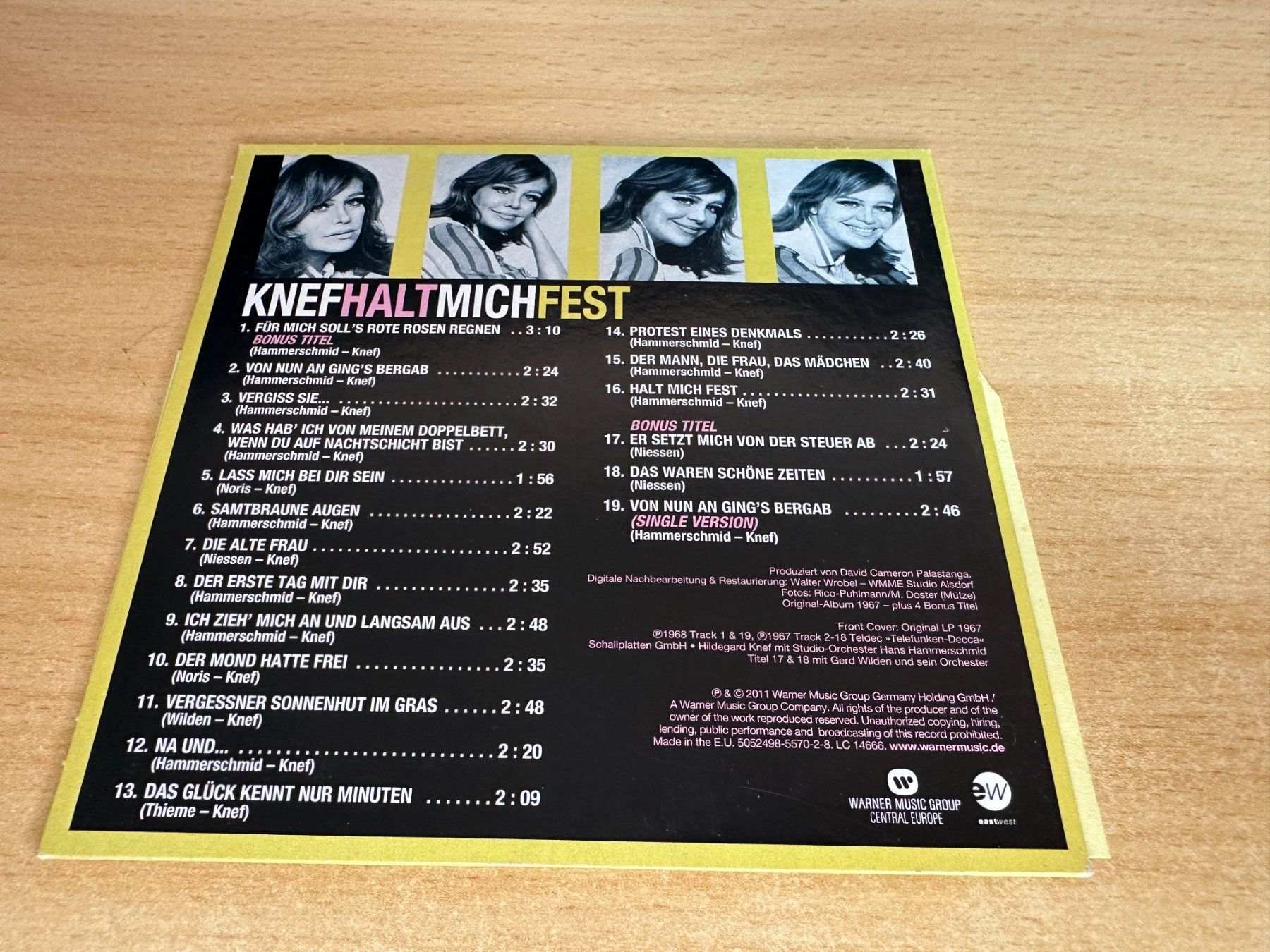 CD: Knef – Halt Mich Fest – Usato da Rikon im Tösstal venduto da Alpenmutz 1