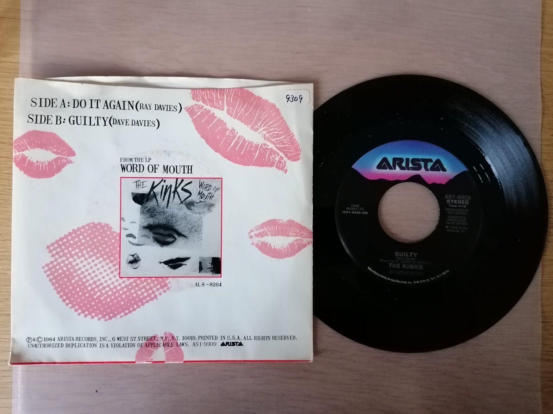 Dischi in vinile: The Kinks - Do It Again - Single Schallplatte – Usato da Beinwil am See venduto da Funkthesizer 1
