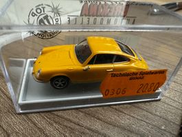 Brekin Porsche 911 Modellauto 1:87 in Vitrine NEU