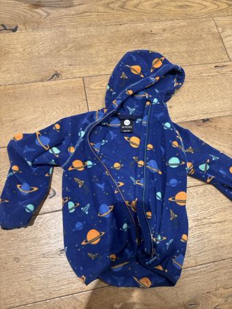 46 Nord Fleecejacke blau Weltraum Grösse 122/128