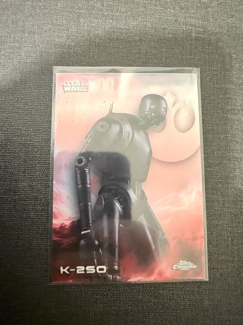 Topps Carte collezionabili: Topps Chrome Star Wars K-2SO – Usato da Burgdorf venduto da Sports_Cards_3400