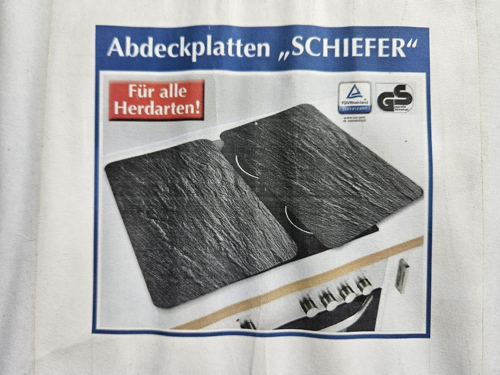 Piatti di portata: 2x WENKO Abdeckplatten "SCHIEFER" NEU – Nuovo (secondo la descrizione) da Oberburg venduto da znas 7