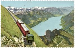 Blick auf BRIENZERSEE - Zentralbahn ca. 1960 (BE)