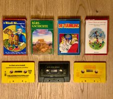 7 Schweizerdeutsche Kassetten-Trudi Gerster, Rössli Hü etc.