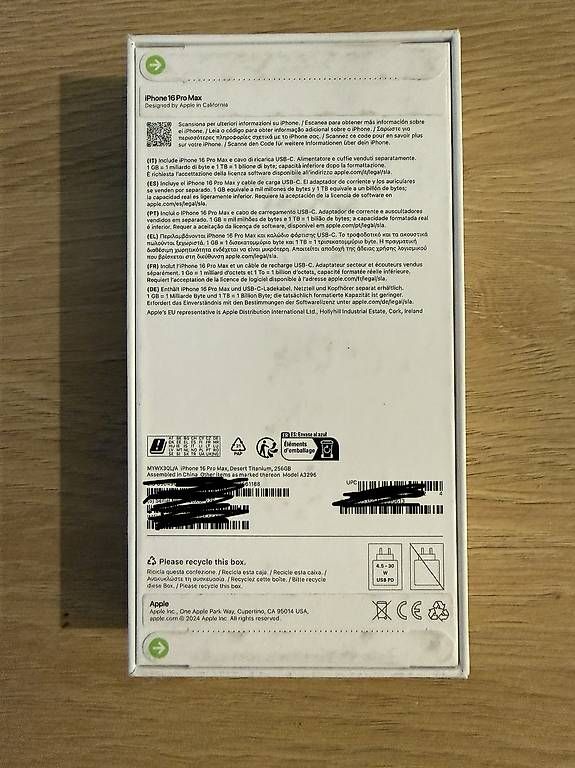Apple Handys / Smartphones: iPhone 16 PRO MAX – Neu und originalverpackt aus Lugano von MrVooDoo 1