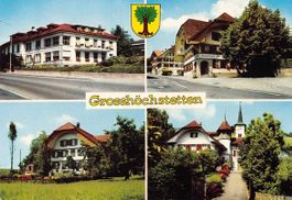 alte ANSICHTSKARTE aus GROSSHOCHSTETTEN mit Unterschriften