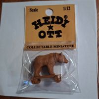 Heidi Ott 1:12 Mini-Bär auf Rädern Metallguss