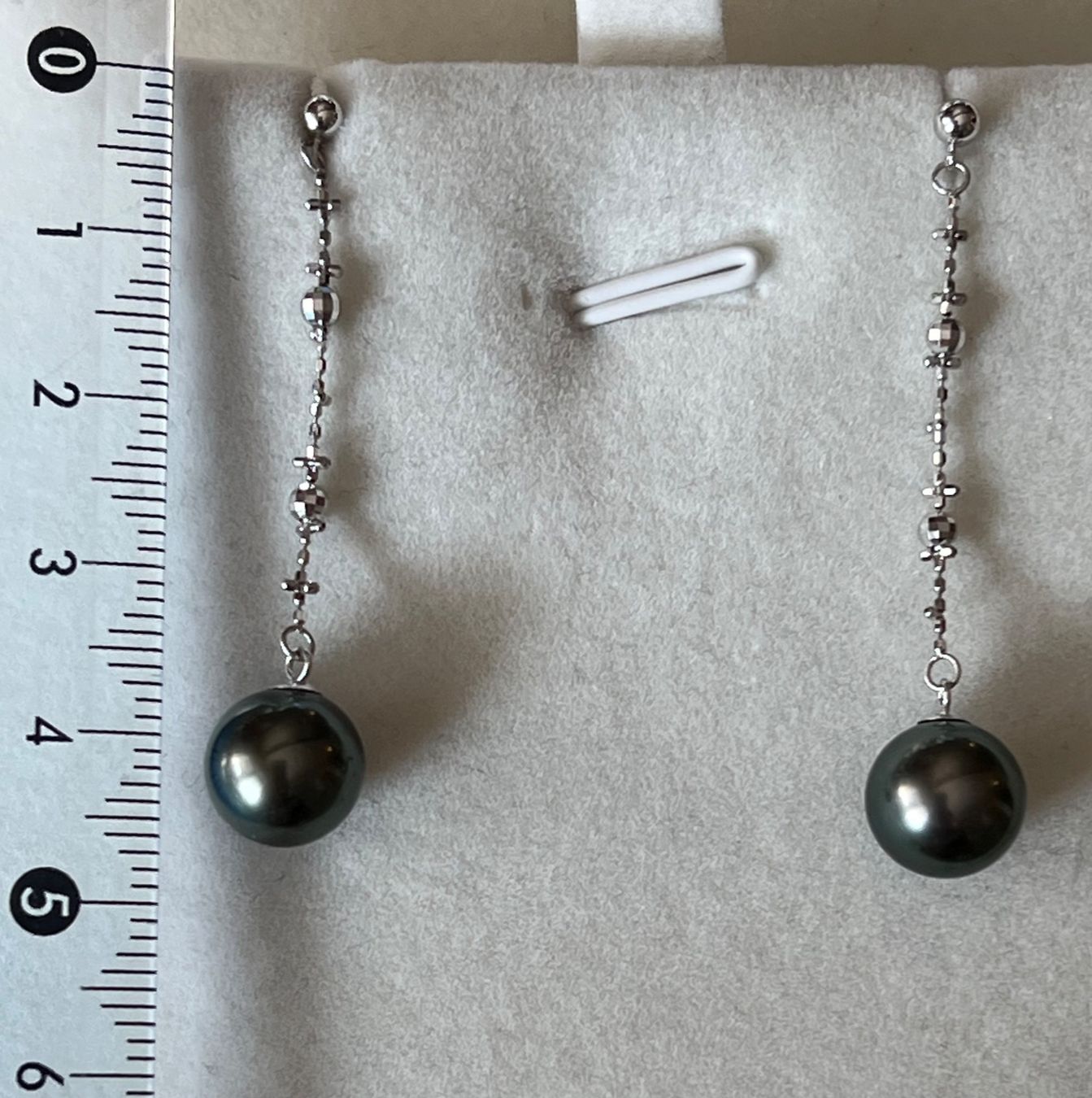 Ohrringe & -stecker: Ohrringe echte Tahitiperlen 18kt Weissgold – Neu (gemäss Beschreibung) aus Bern von Steinfieber 1