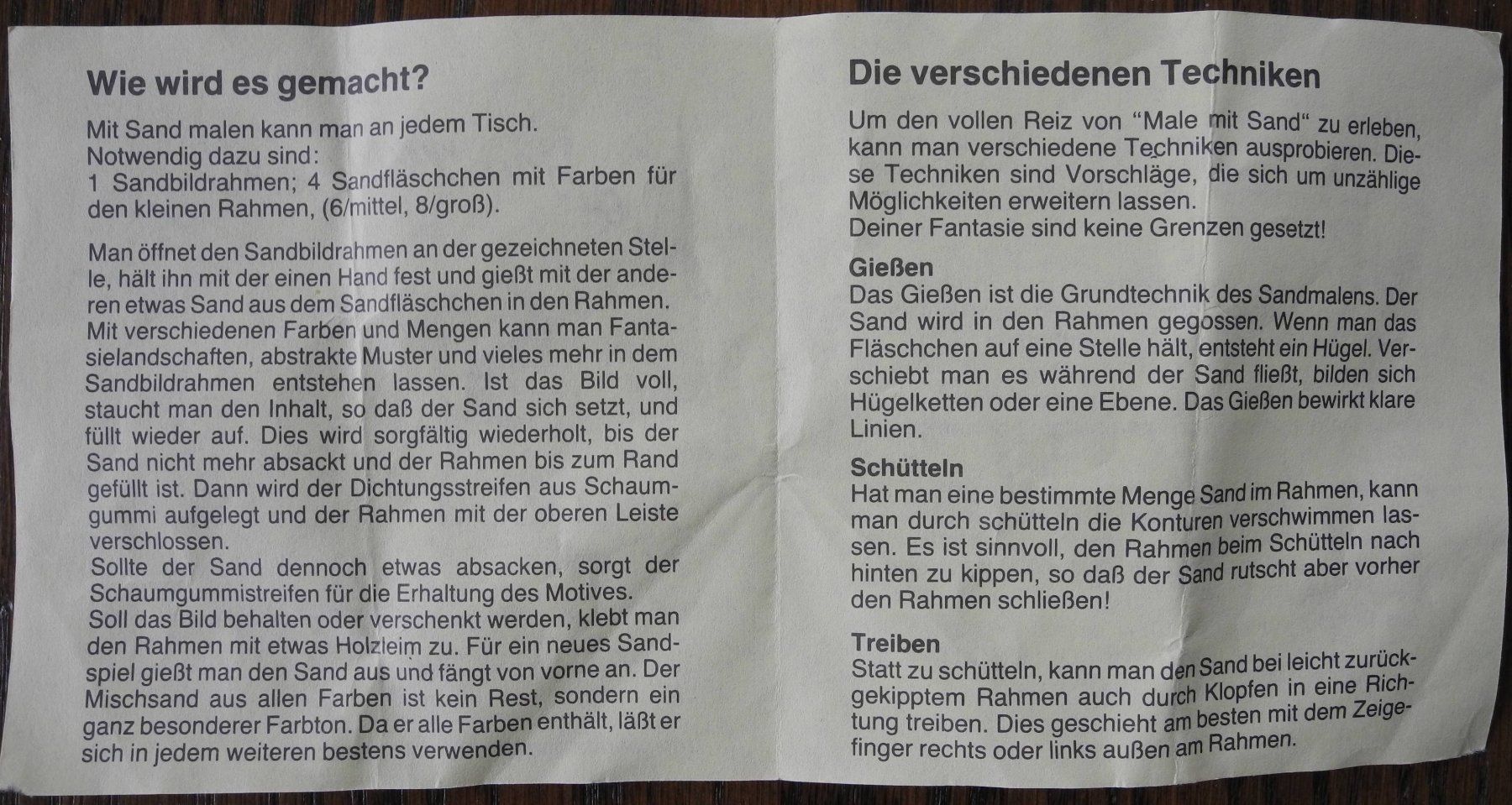 Kit bricolage: Sand für Sandmalbilder – Usato da Güttingen venduto da romli 2