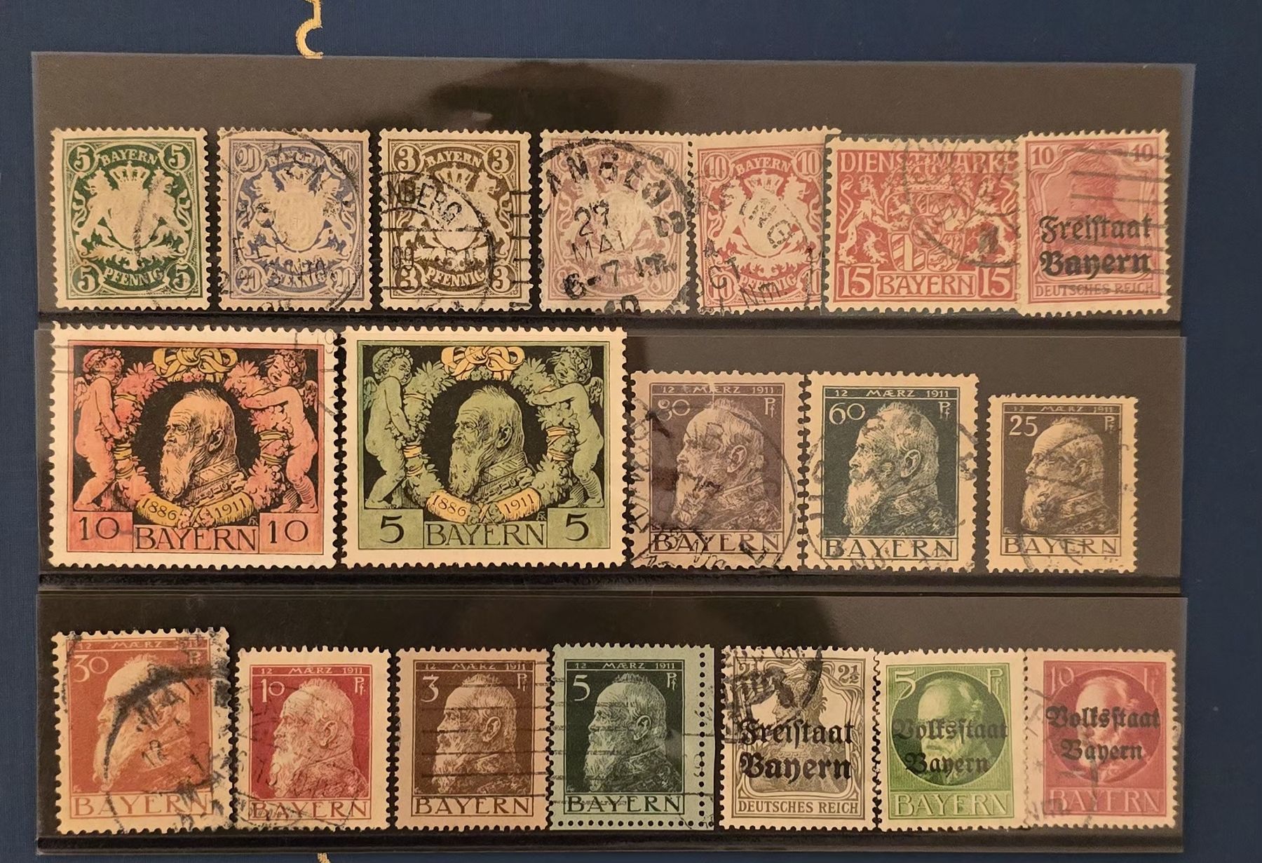 Alle Briefmarken: Allemagne Bayern  – Gebraucht aus Lucens von sto_5tbf