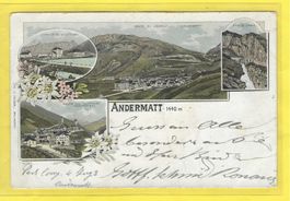 17.8.1898Litho Andermatt/4-Bild=Gotthardstr,Gsamtbild+Tüfelb
