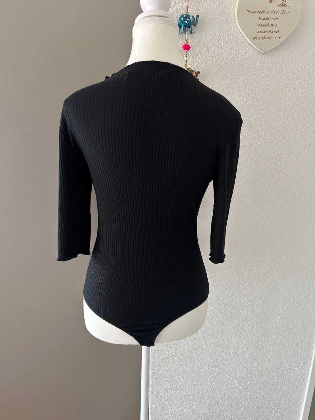 Altra biancheria intima: Langarmbody schwarz gerippt  von Vera Moda  Gr. M – Usato da Brunnen venduto da Nala2929 5