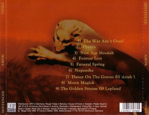 CD: Sentenced – Amok – Usato da St.Gallen venduto da jalamusic 1