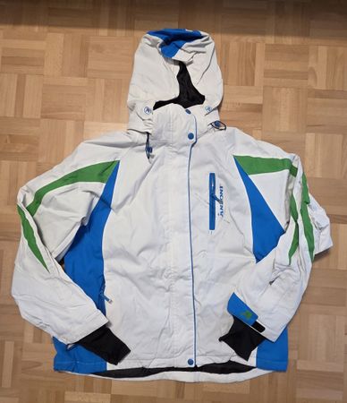 Skijacke in weiss