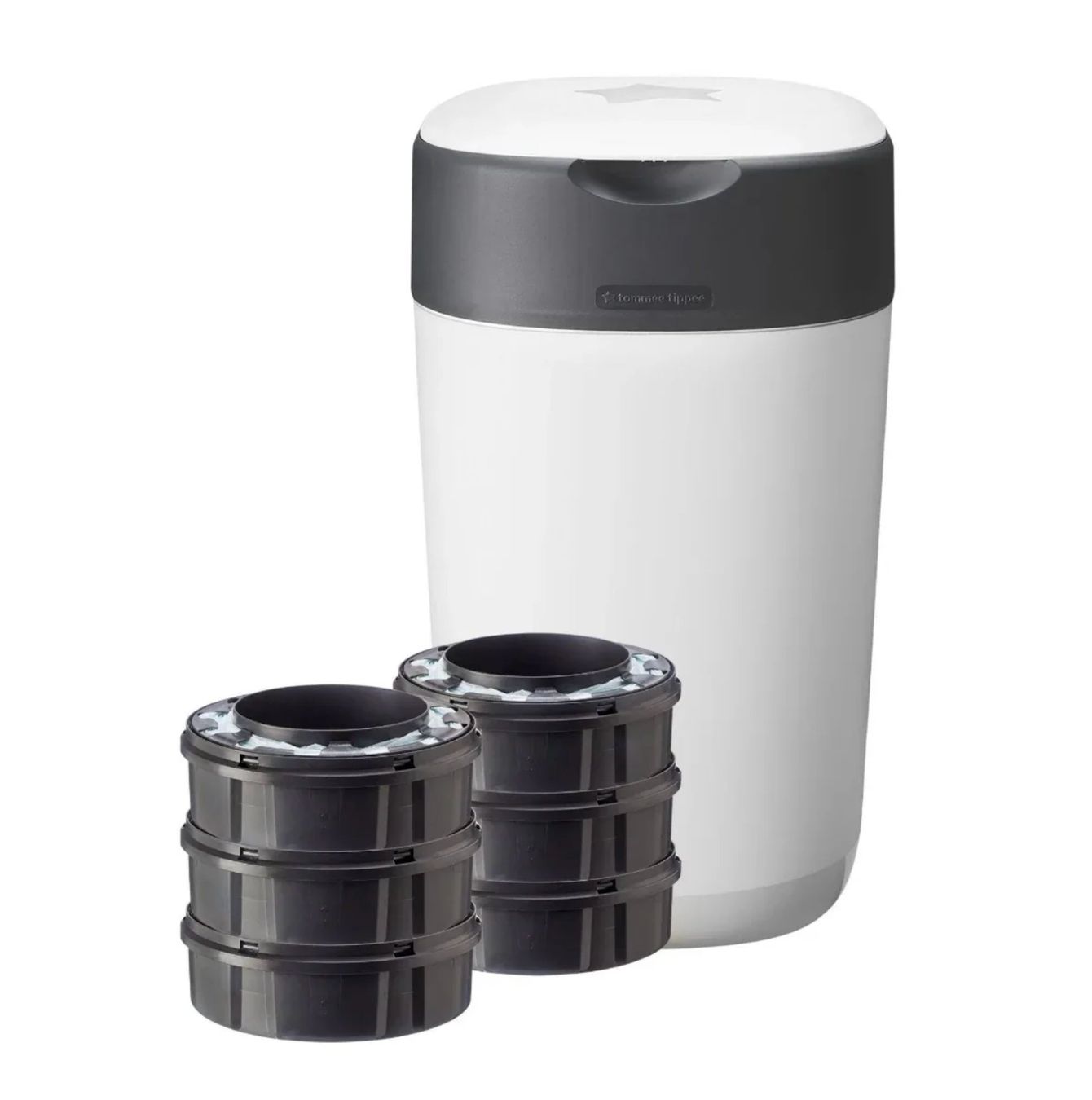 Tommee Tippee Cestini per rifiuti: Tommee Tippee Twist & Click Bin - Barely Used + Extra Refill – Usato da Winterthur venduto da buscarov 1