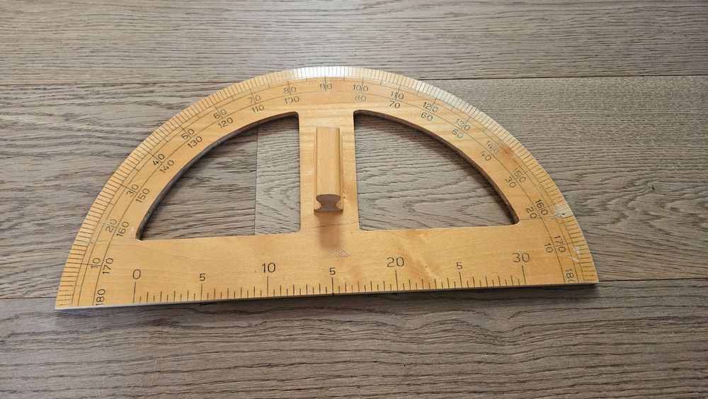 Grande goniometro in legno (da lavagna) Kaufen auf Ricardo