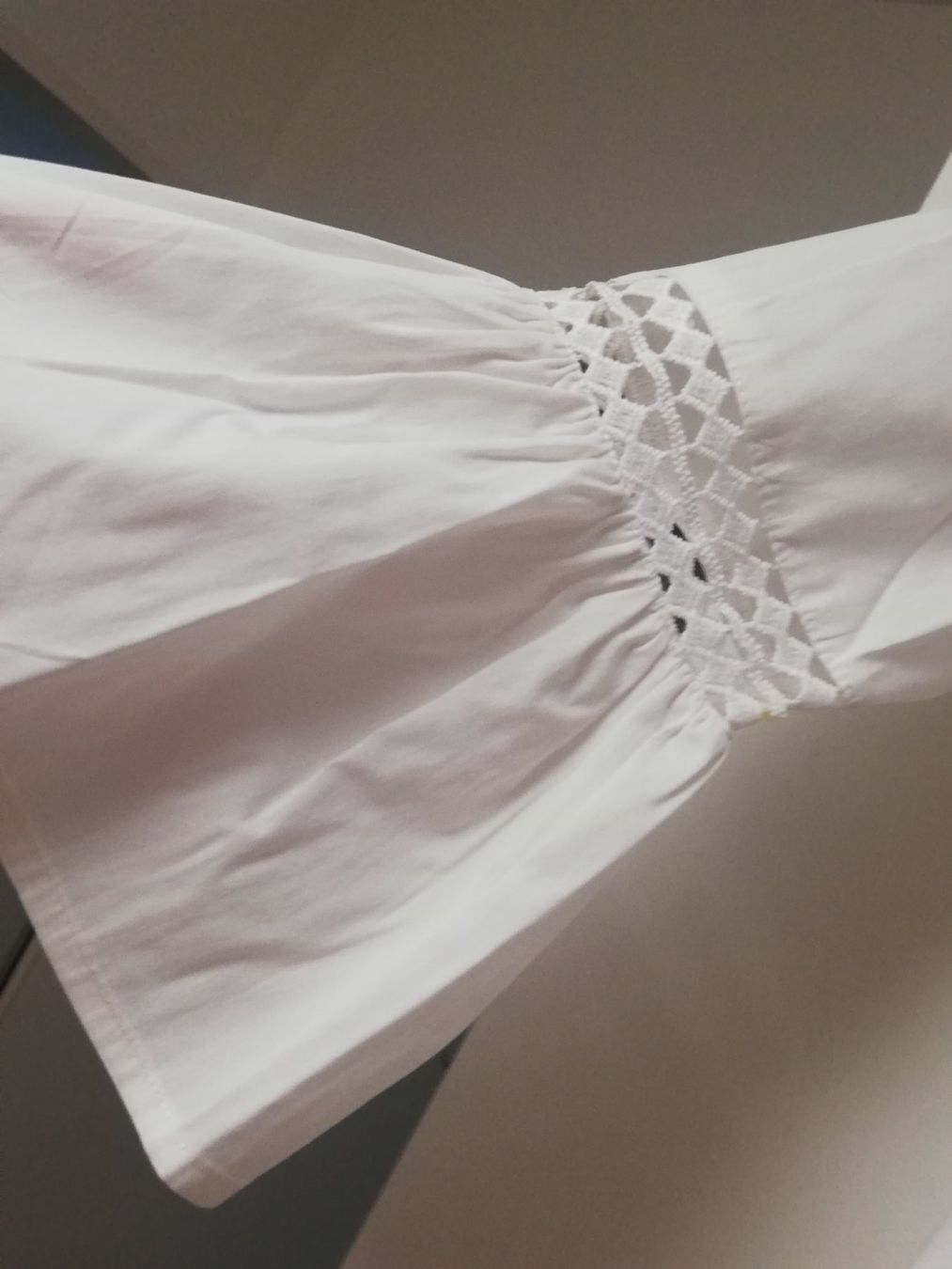 Blusen: Camicia bianca Silvian Heach, maniche 3/4 - Nuova! – Gebraucht aus Wettswil am Albis von lin_8h9t 2