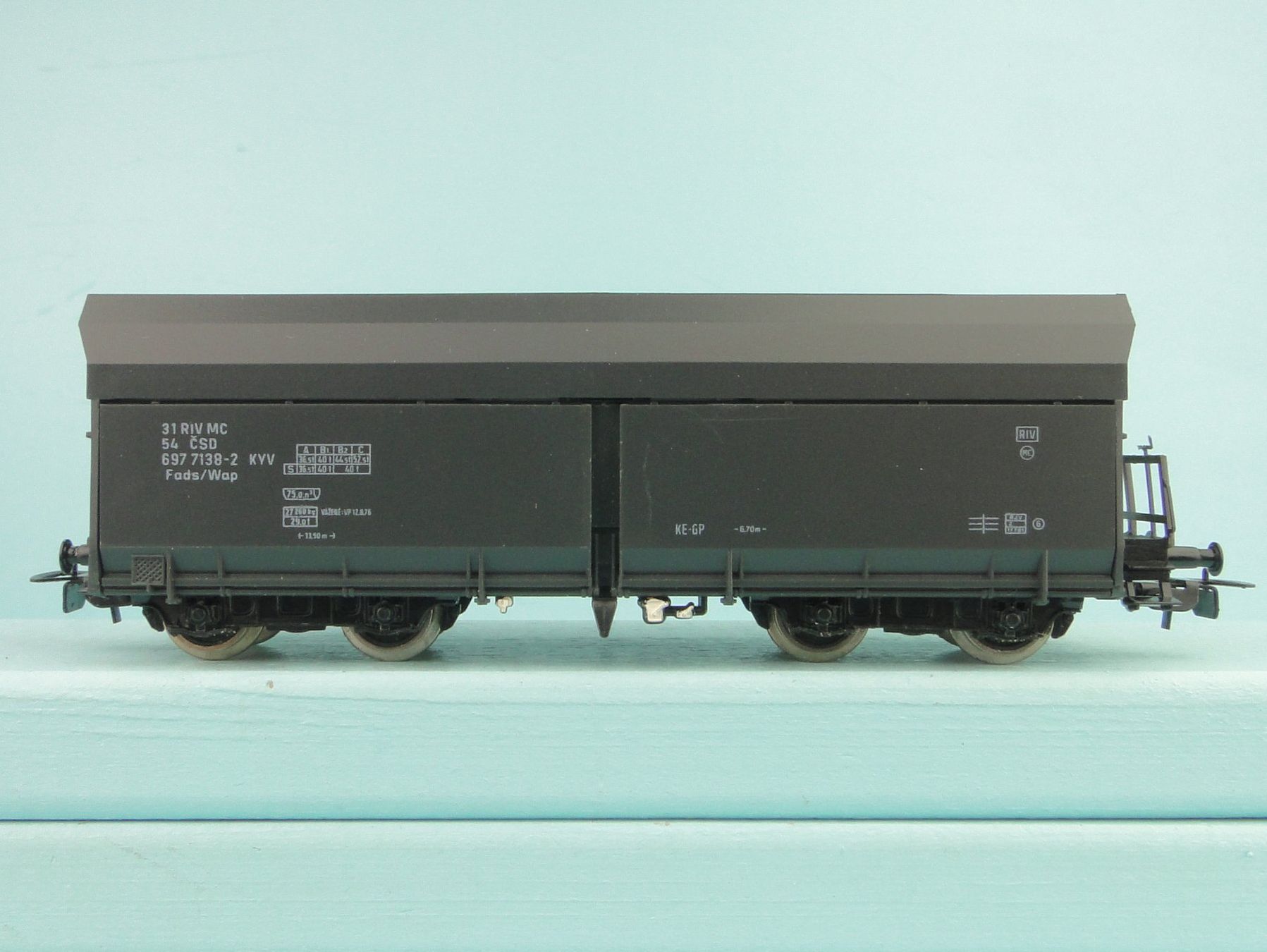 Piko Modellini di ferrovie: Piko H0 CSD Selbstentladewagen – Usato da Bülach venduto da cann11 1